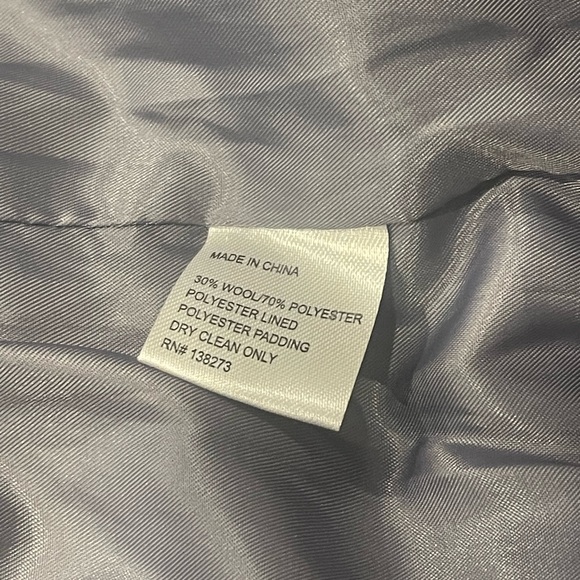 Littlest Prince Couture Baby Boy’s Wool Blend Button Front Gray Vest Size: 12M - Picture 5 of 5